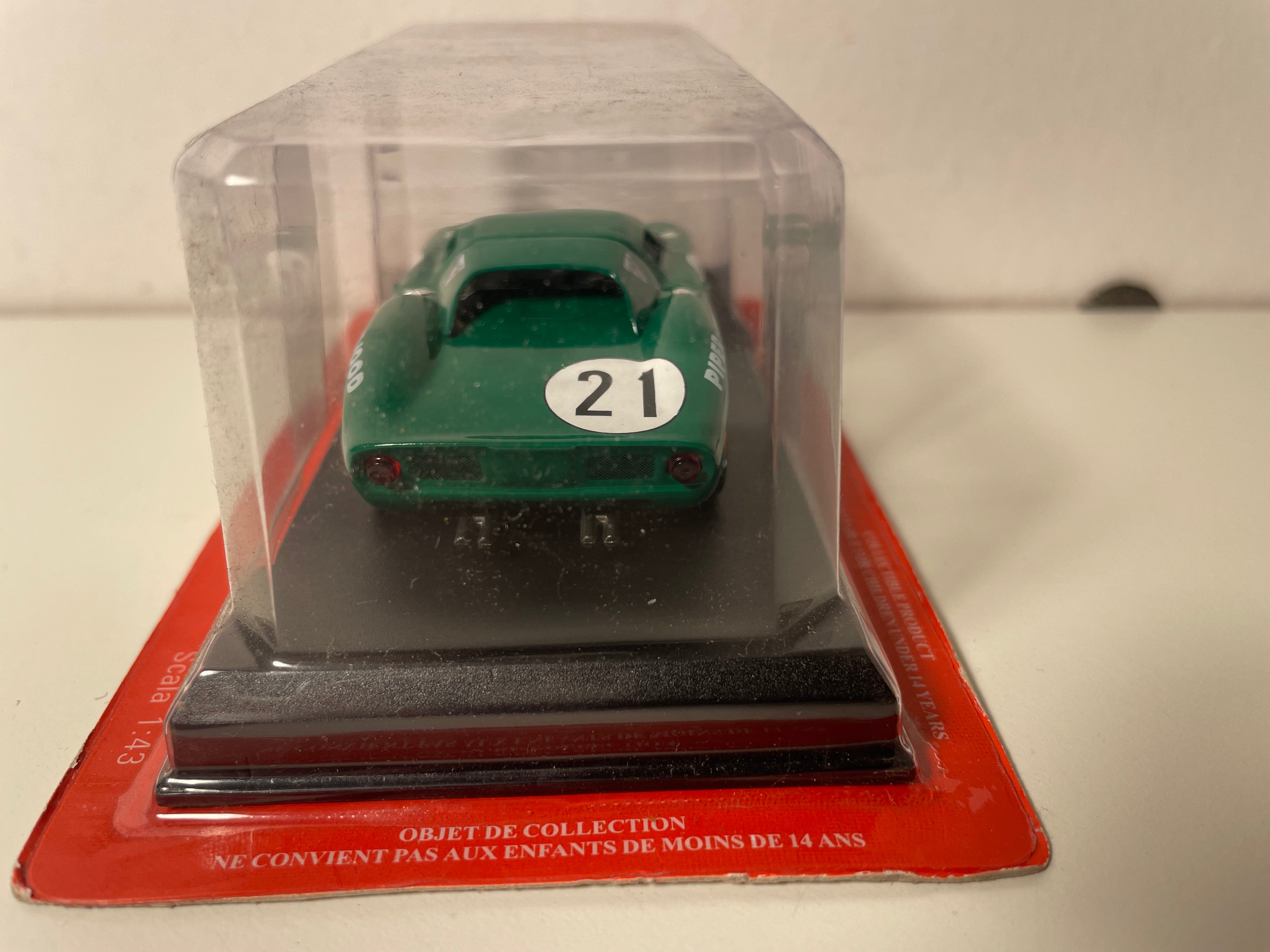 Ferrari 250LM verde número 21 (blister)