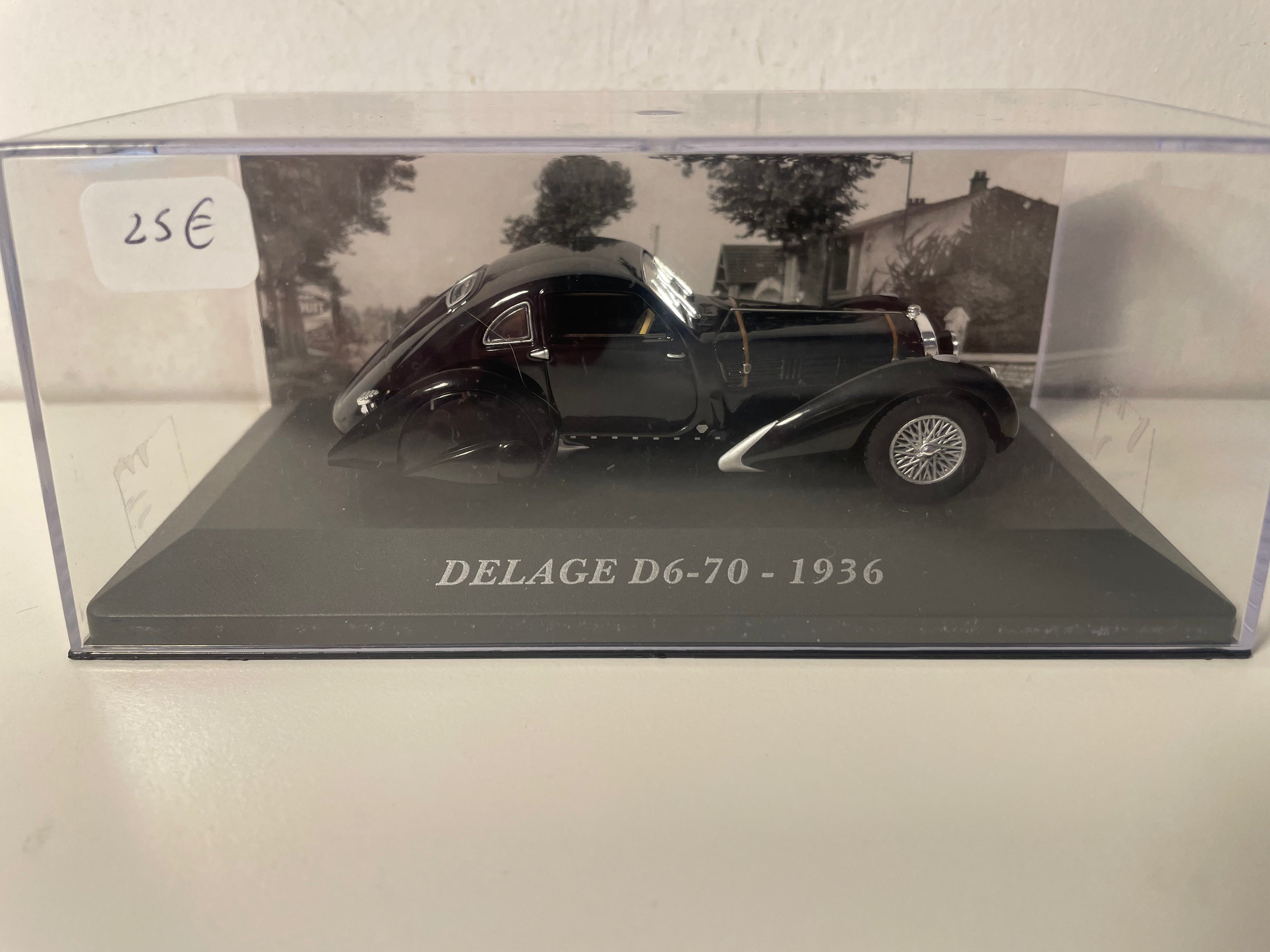 Delage D6-70 schwaarz vun 1936