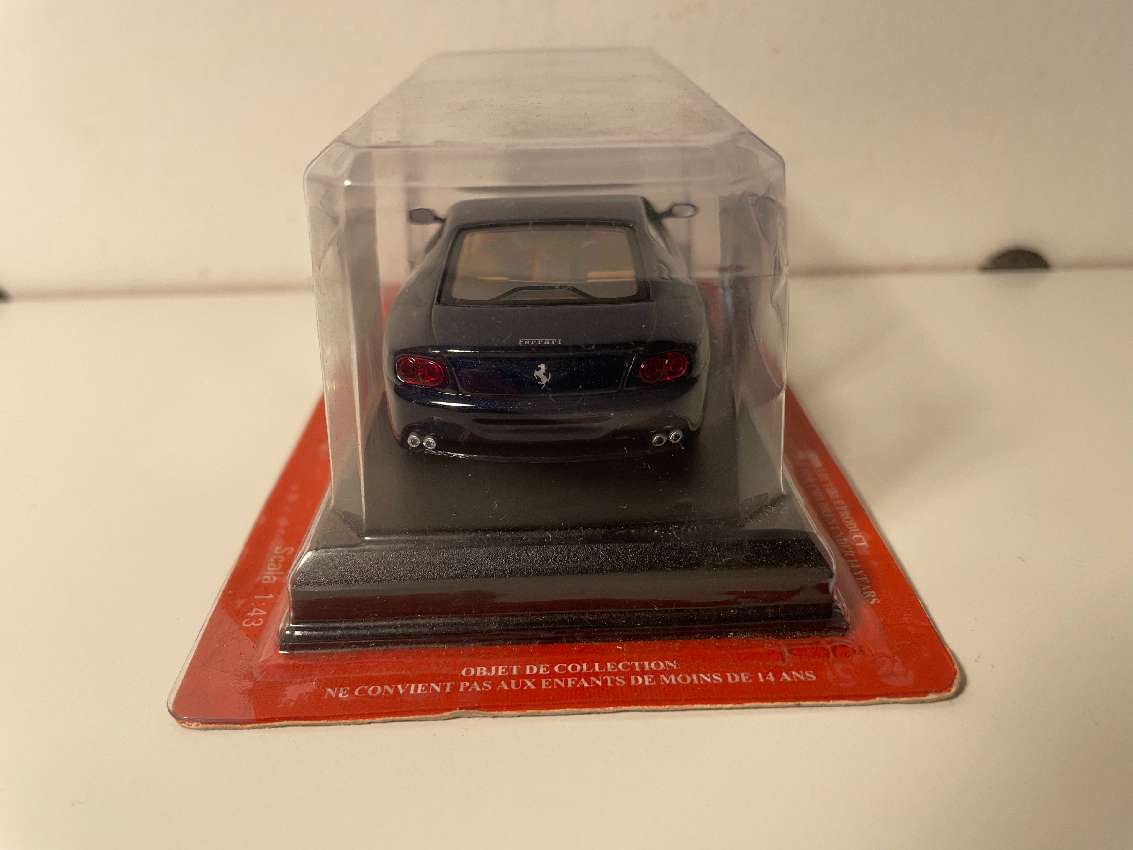 Ferrari 456 M donkerblauw (blister)