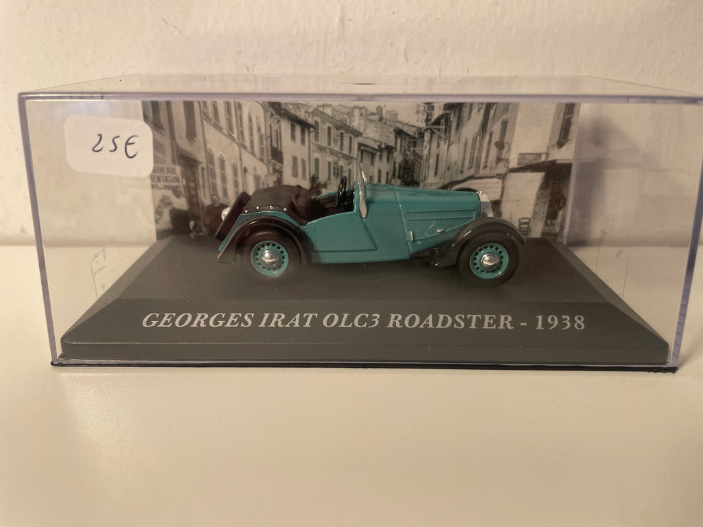 Georges Irat OLC3 Green Roadster vun 1938