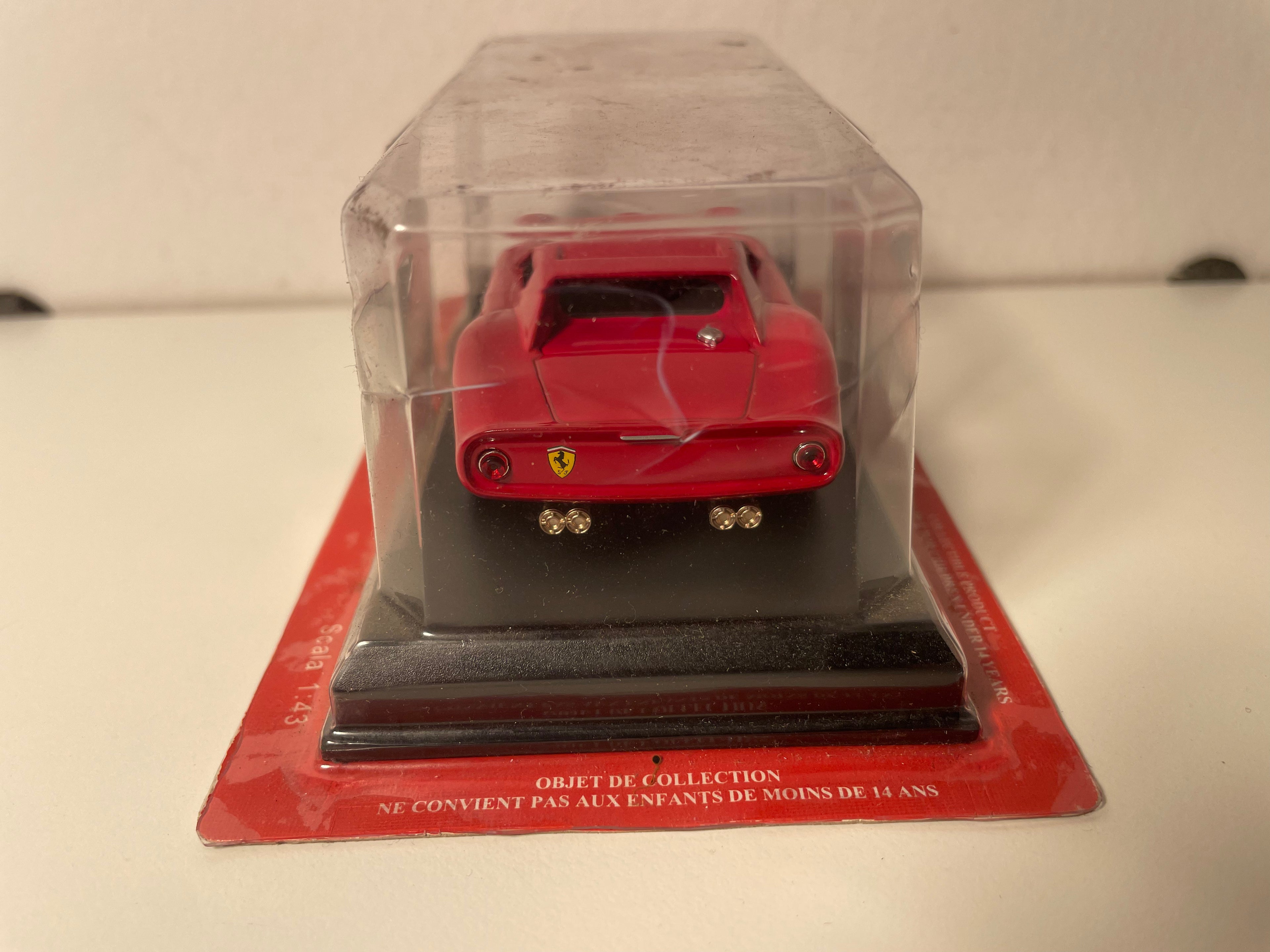 Ferrari 250 GTO rouge de 1964 (blister)