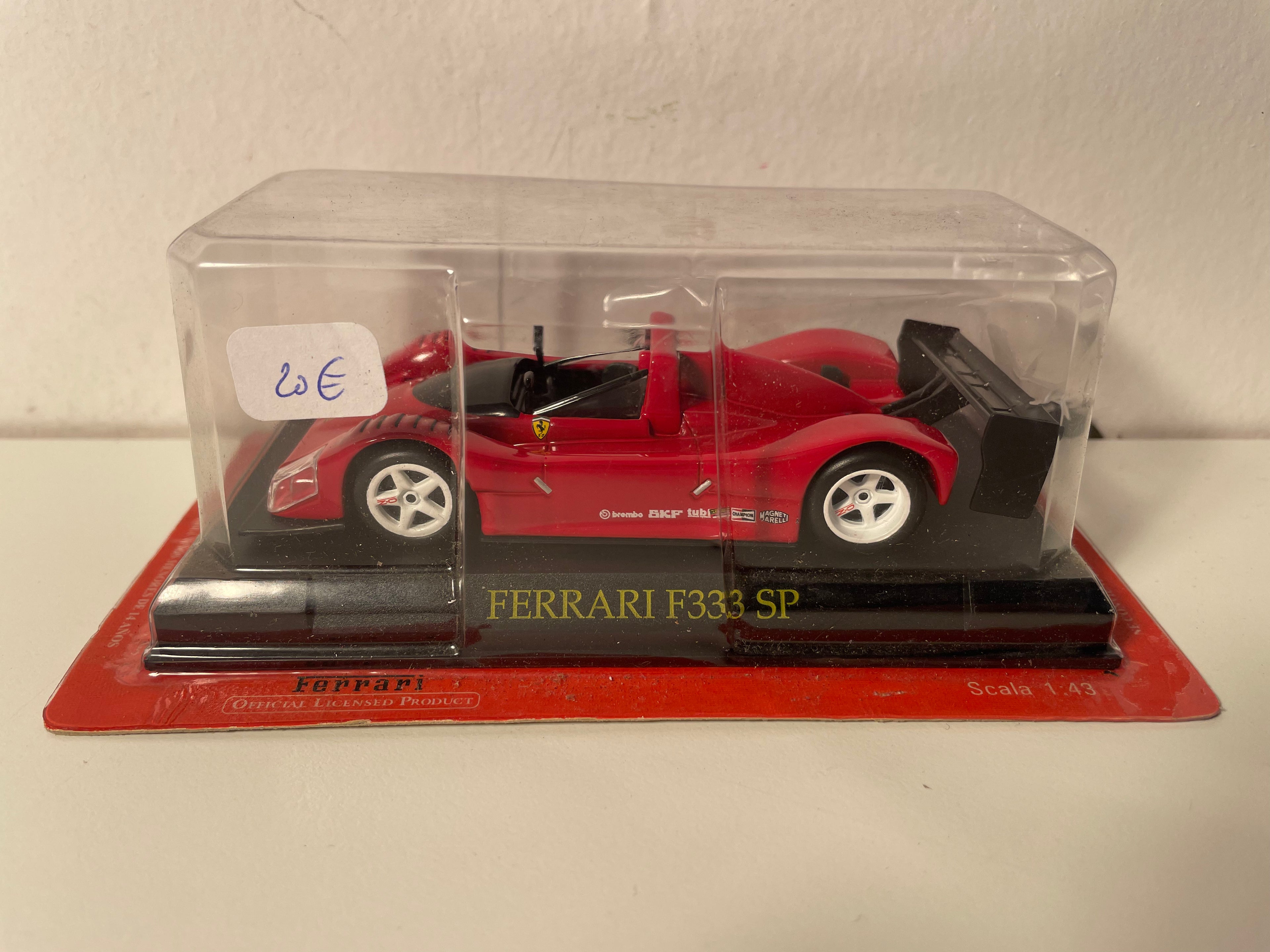 Ferrari F333 SP rouge (blister)