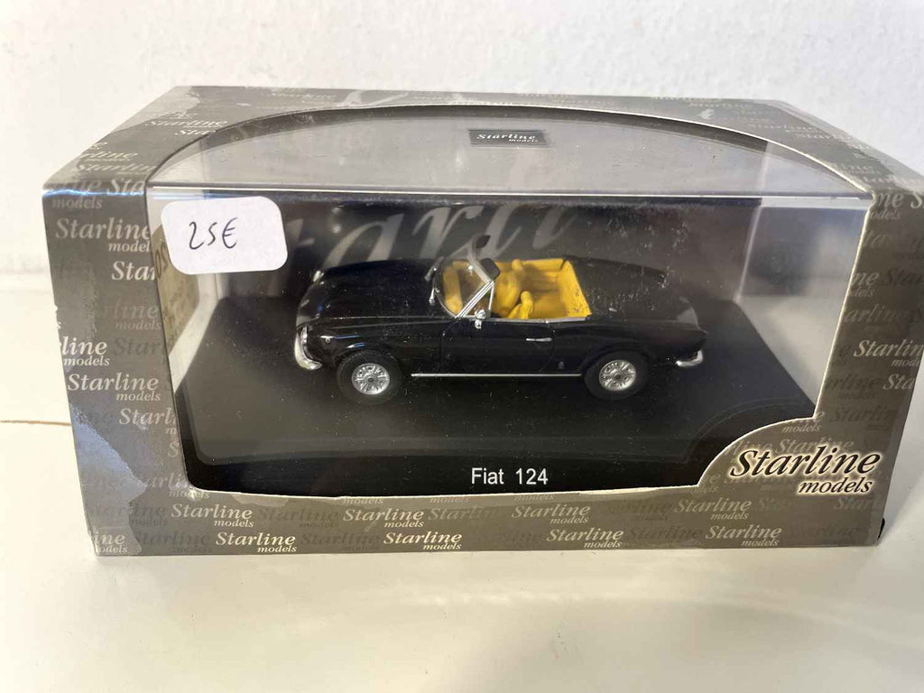 Fiat 124 noire - collection Starline models