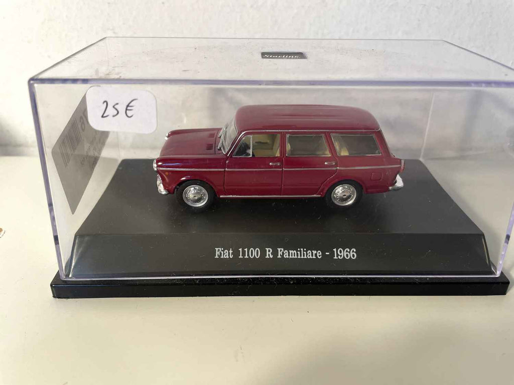 Fiat 1100 R Familiare bordeaux de 1966 - collection Starline models