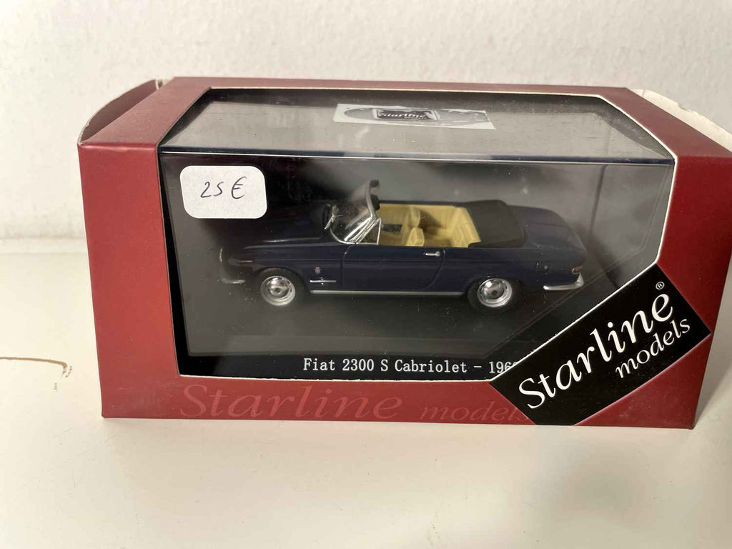Fiat 2300 S Cabriolet blo vum 1962 - Sammlung Starline Modeller