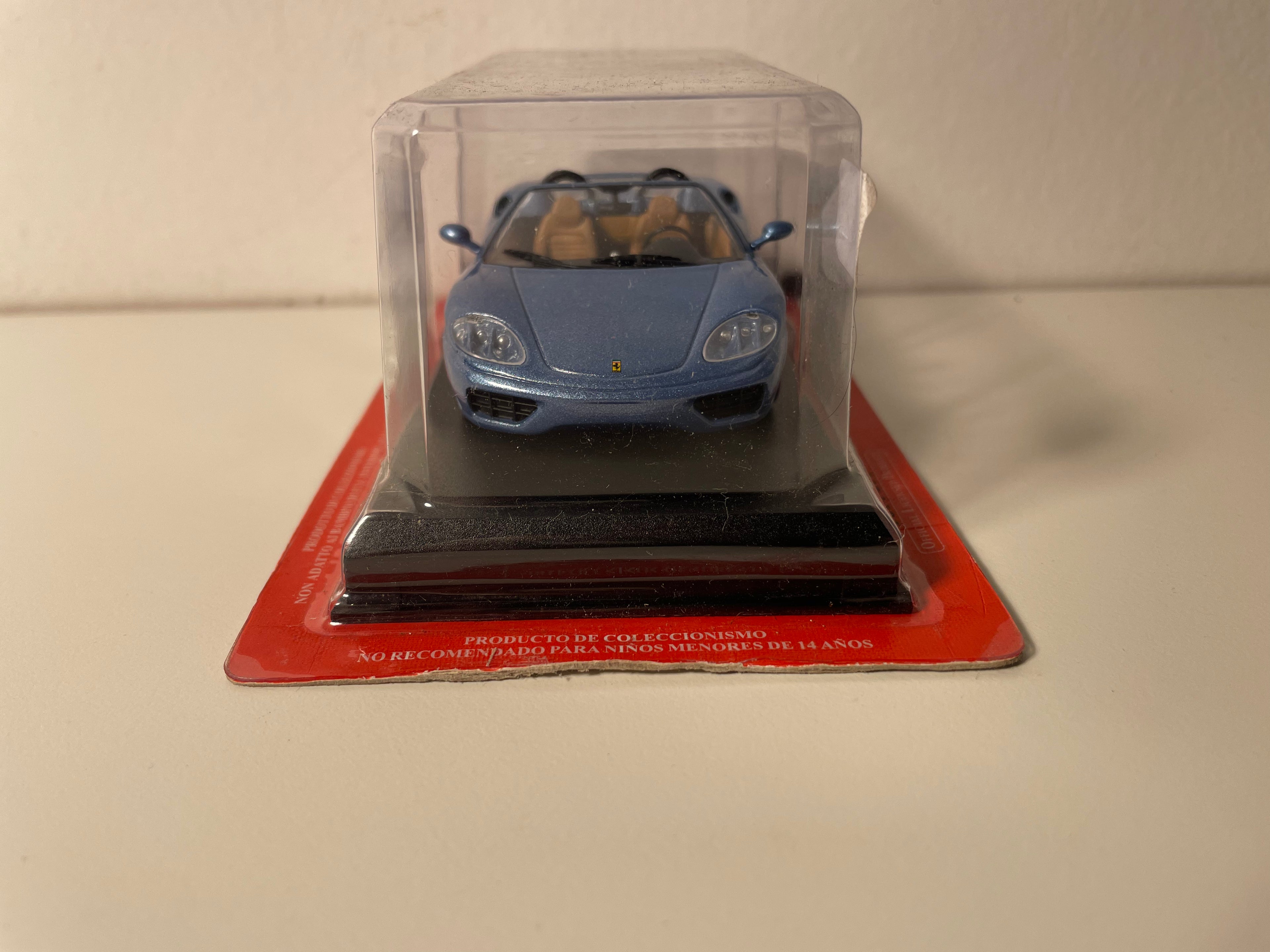 Ferrari 360 Spider Blauw (Blister)