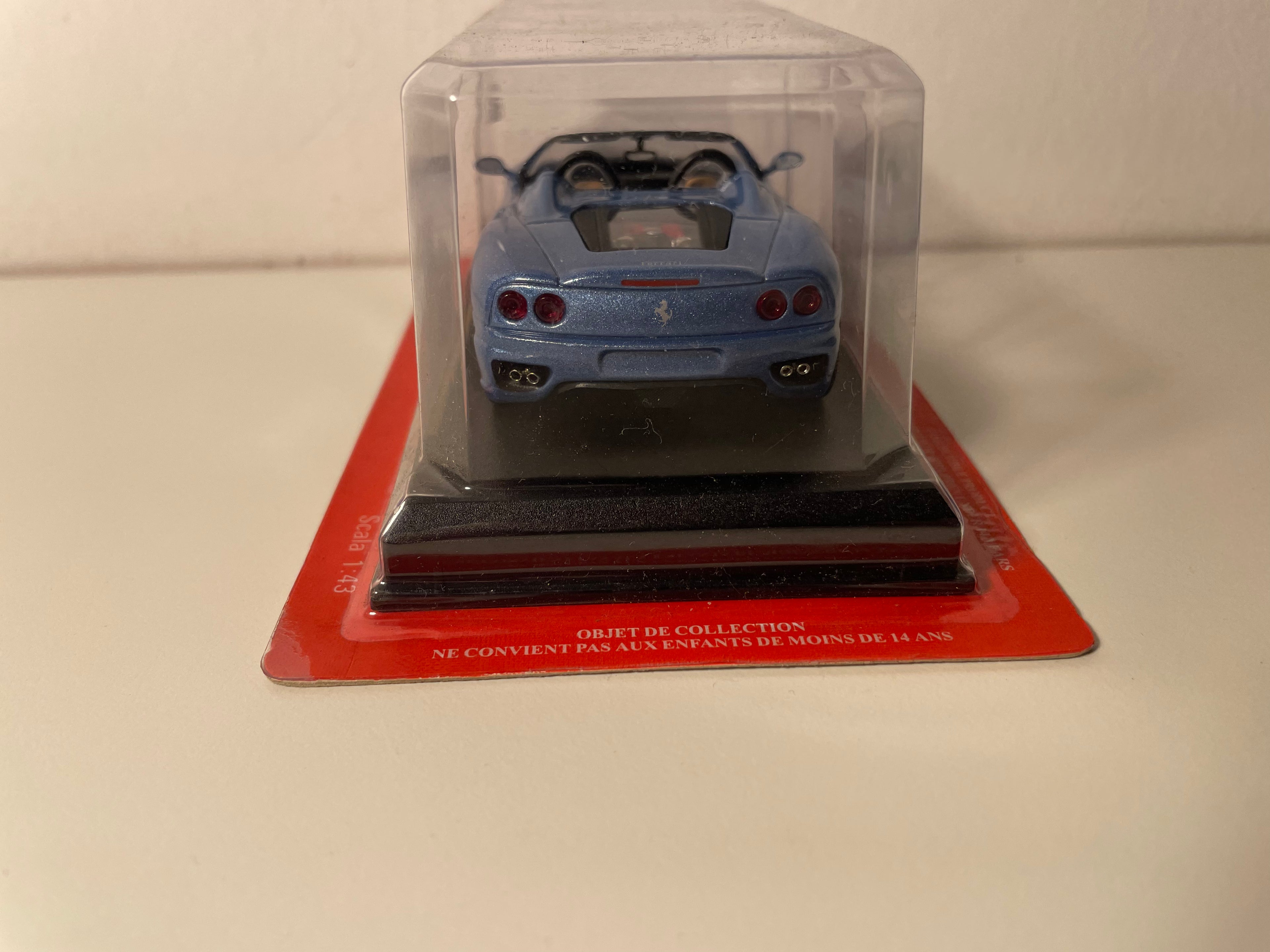 Ferrari 360 Spider Blauw (Blister)
