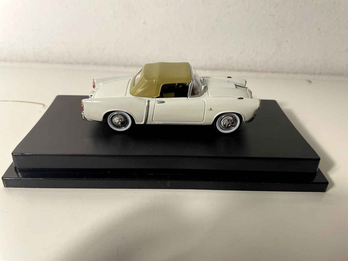 Fiat 1100 TV biała i brązowy dach z 1959 roku - kolekcja modeli Starline