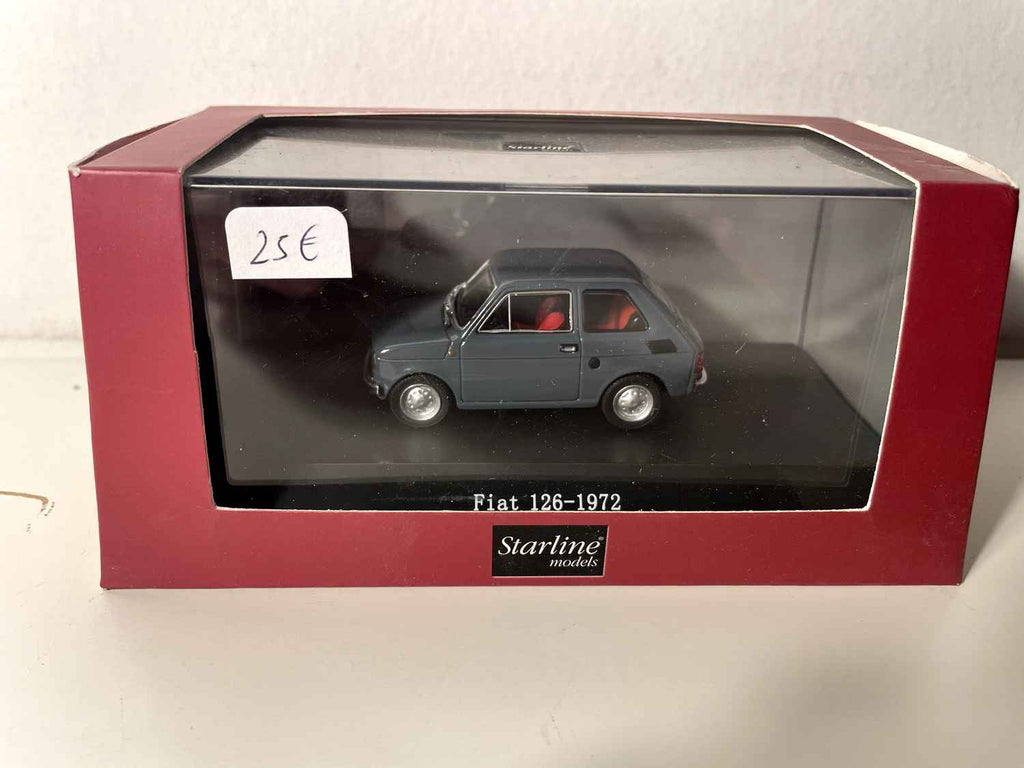 Fiat 126 grijs van 1972 - Starline modellen collectie