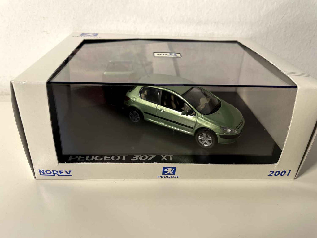 Peugeot 307 XT verte (coffret boite rectangle) Norev