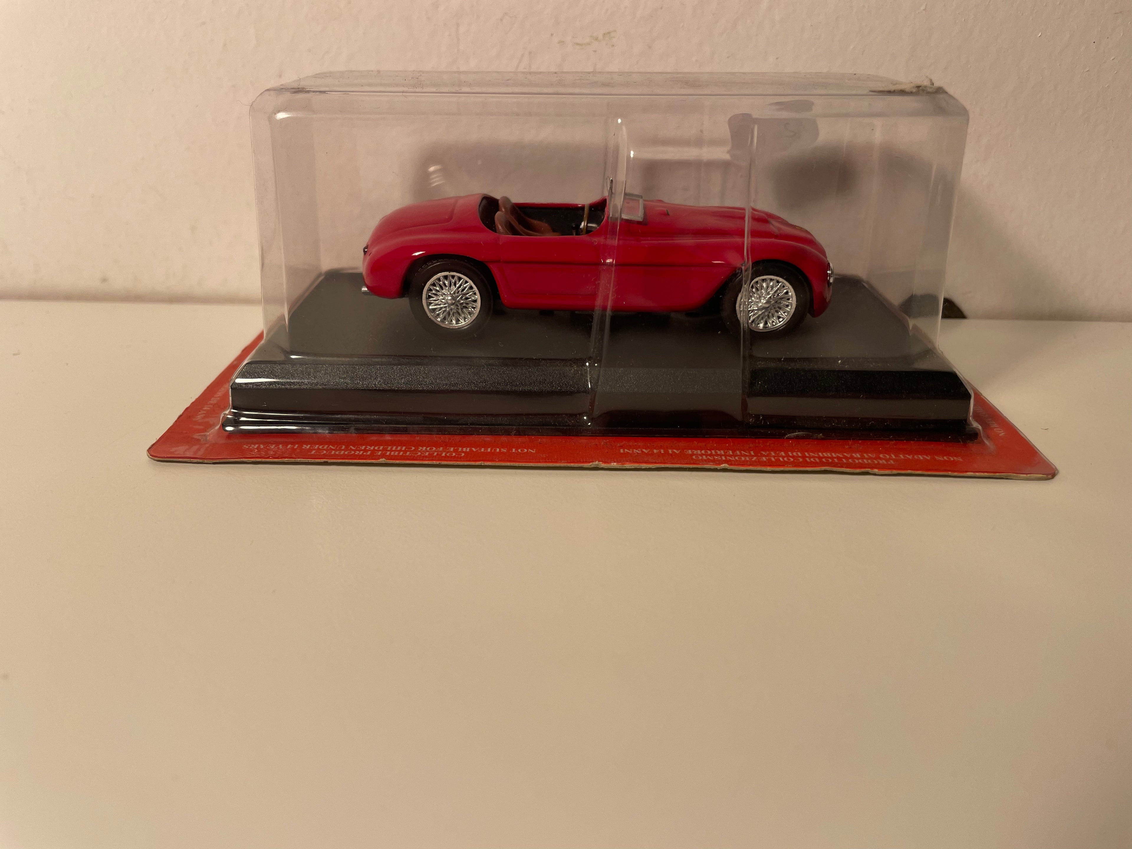 Ferrari 166 MM rood (blister)