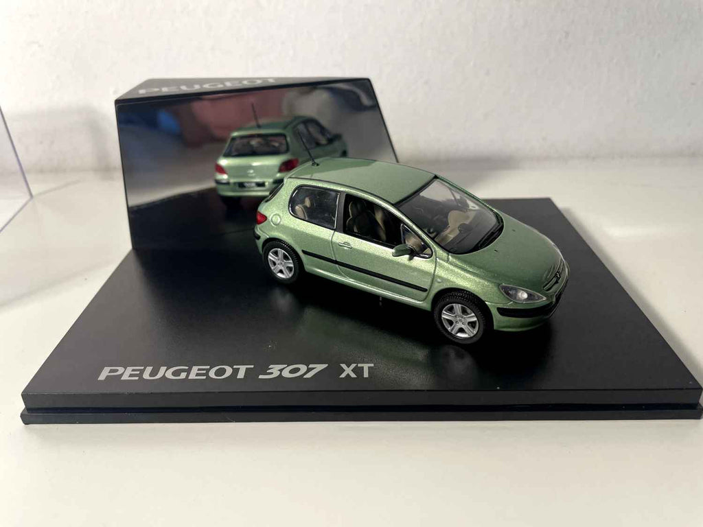 Peugeot 307 XT verte (coffret boite rectangle) Norev