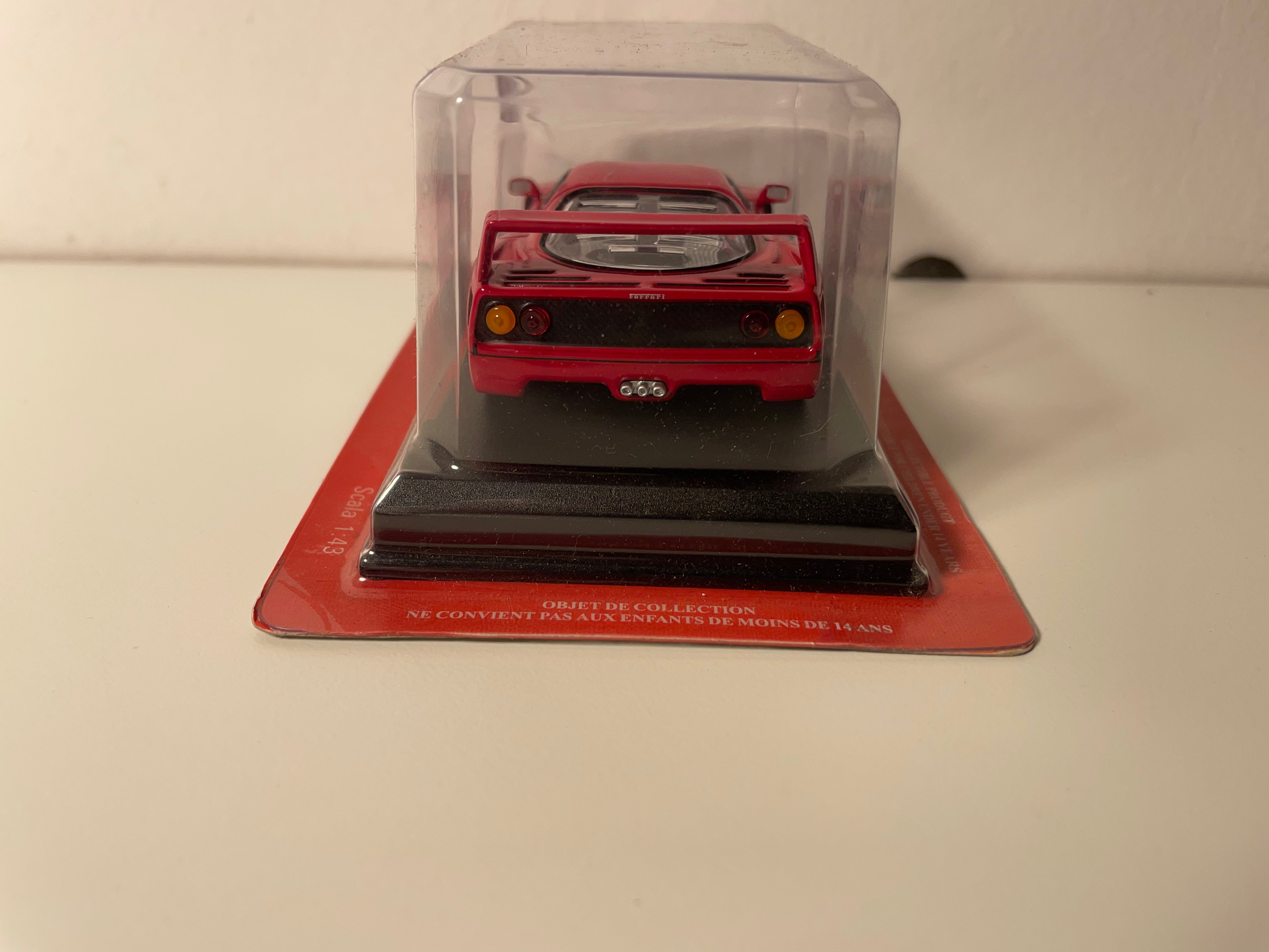 Ferrari F40 rouge (blister)