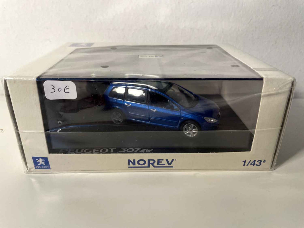 Peugeot 307sw blu (cofanetto rettangolare) Norev
