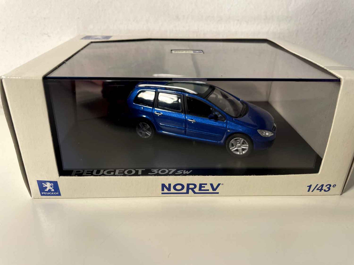 Peugeot 307sw blu (cofanetto rettangolare) Norev