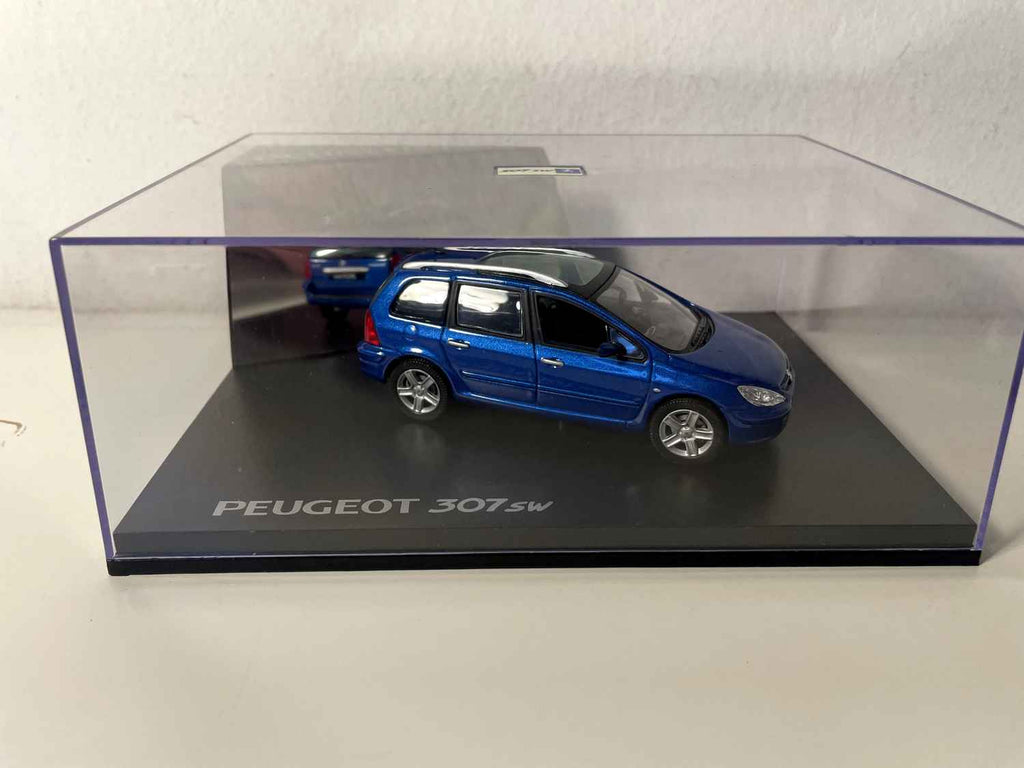 Peugeot 307sw blu (cofanetto rettangolare) Norev