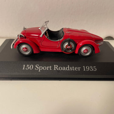 Mercedes 150 Sport Roadster rouge foncé de 1935