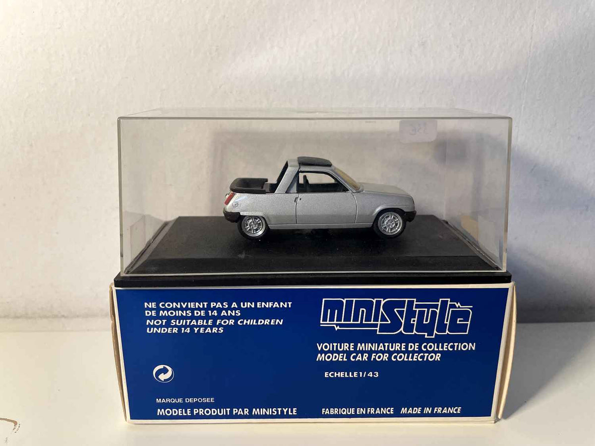 Renault 5 Cabriolet grise (collection Ministyle)