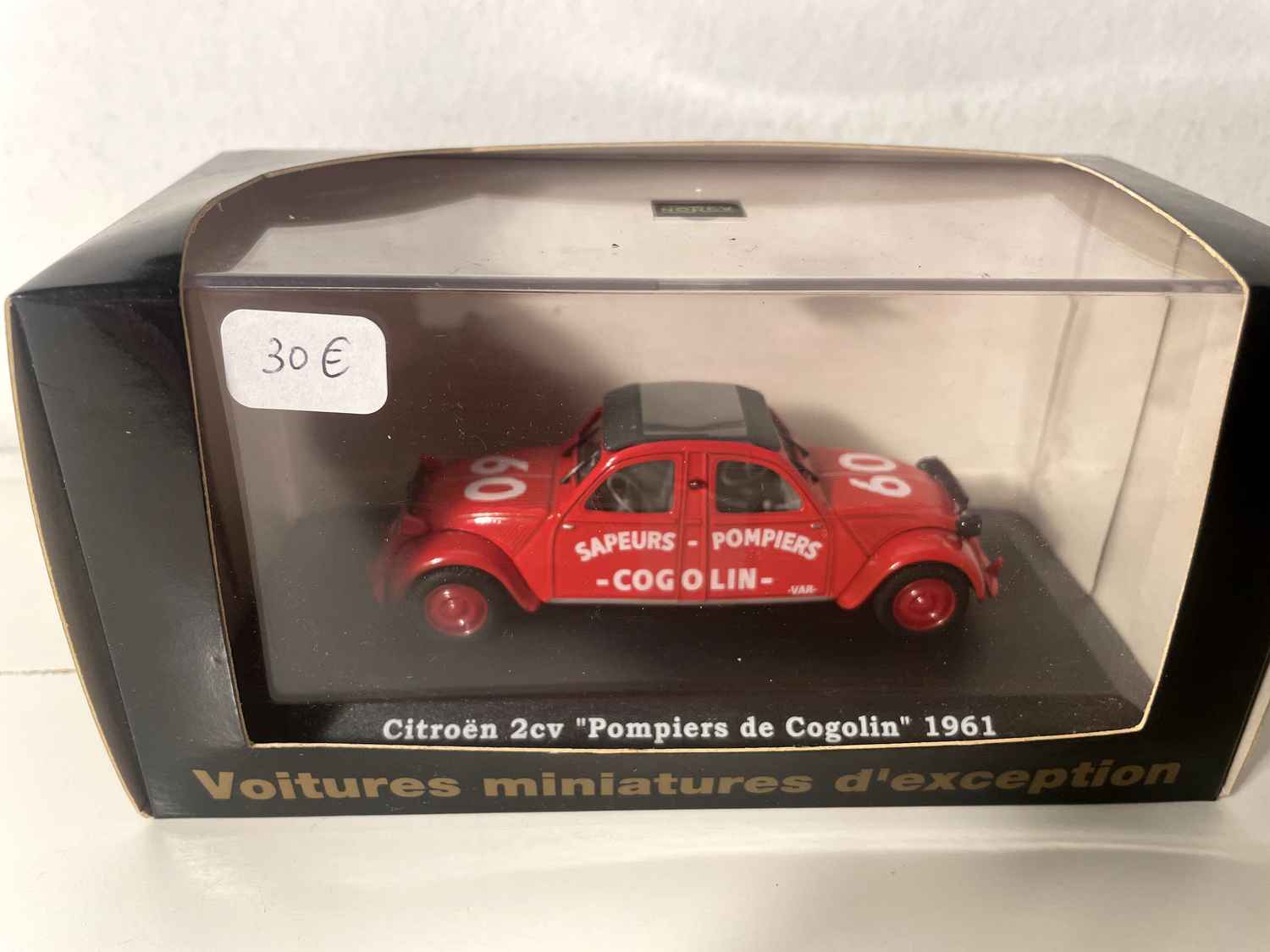 Citroën 2 CV rote Feuerwehr von Cogolin - NOREV (Europäische Sammlergesellschaft)