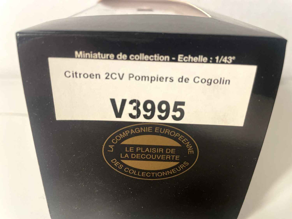 Citroën 2 CV czerwony strażak z Cogolin - NOREV (Compagnie Européenne Des Collectionneurs)