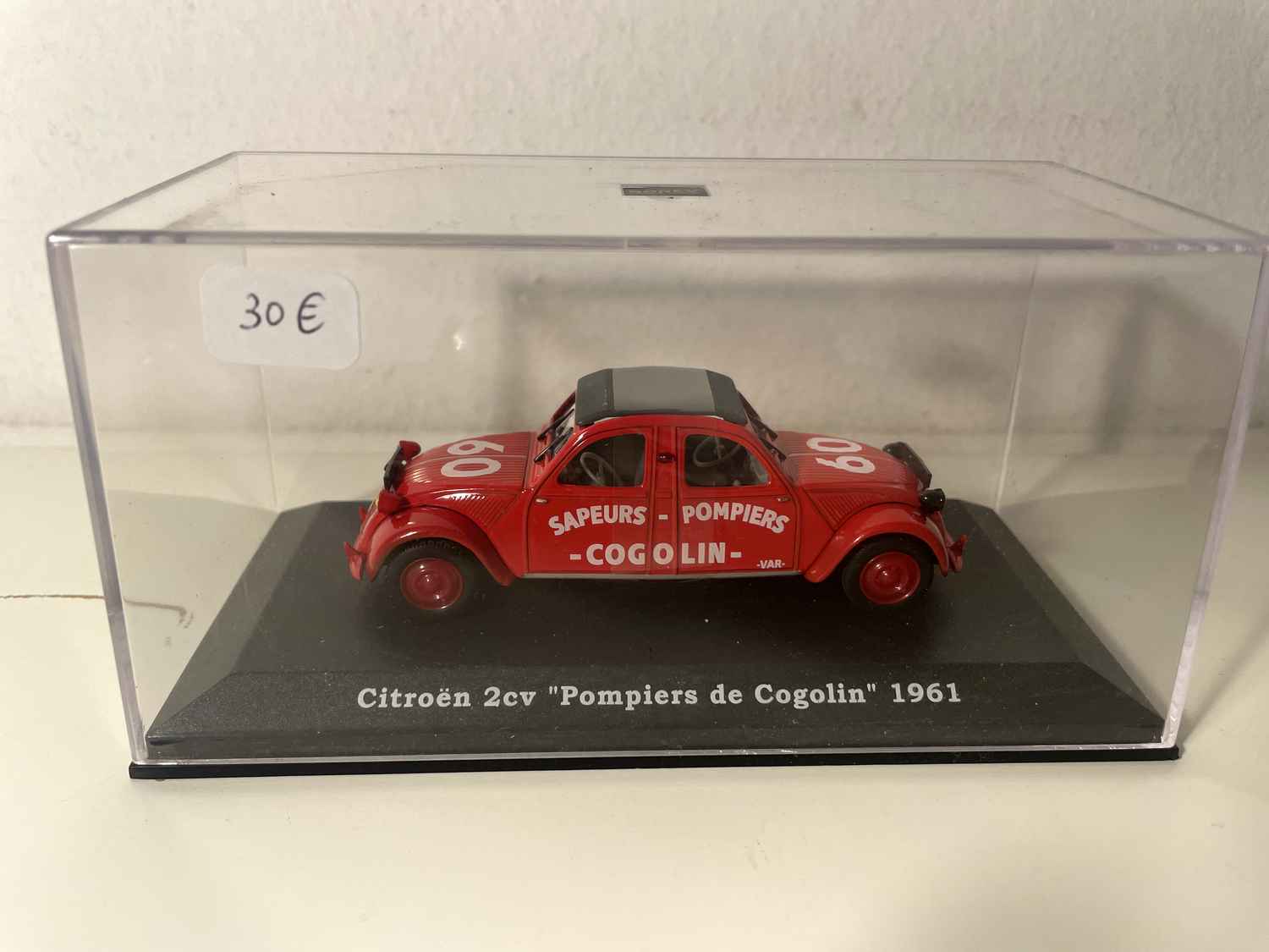 Citroën 2 CV rote Feuerwehr von Cogolin - NOREV (Europäische Sammlergesellschaft)