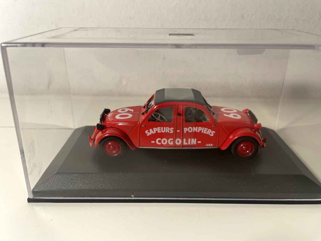 Citroën 2 CV czerwony strażak z Cogolin - NOREV (Compagnie Européenne Des Collectionneurs)