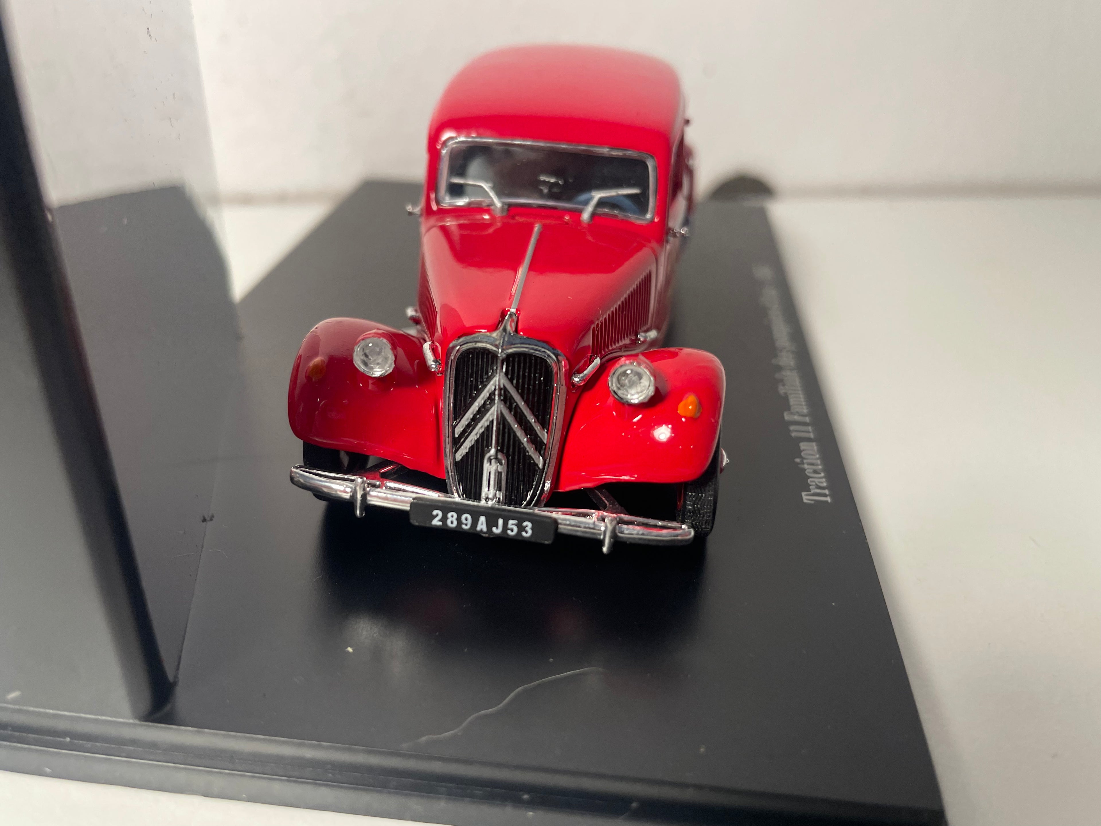 1955 Red Citroën Traction 11 Familiale - Azé Firefighters (plexiglass box)