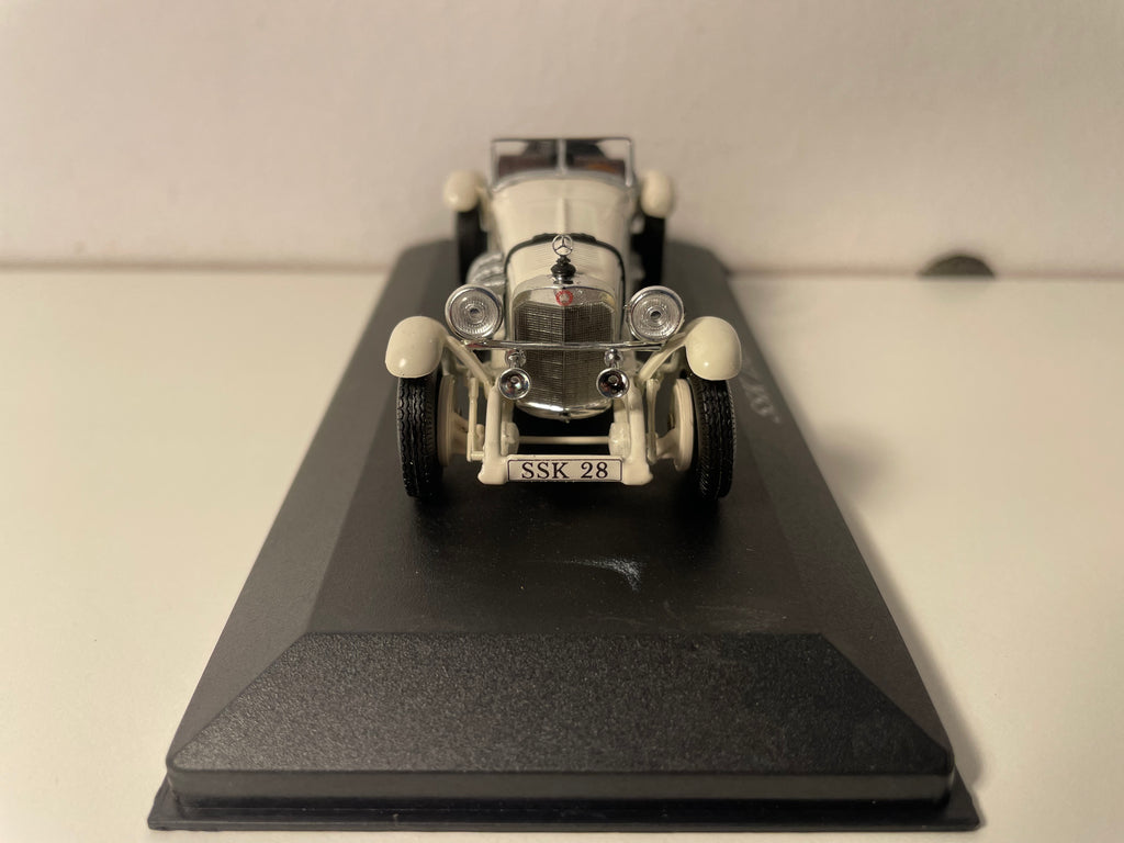 Witte Mercedes SSK uit 1928