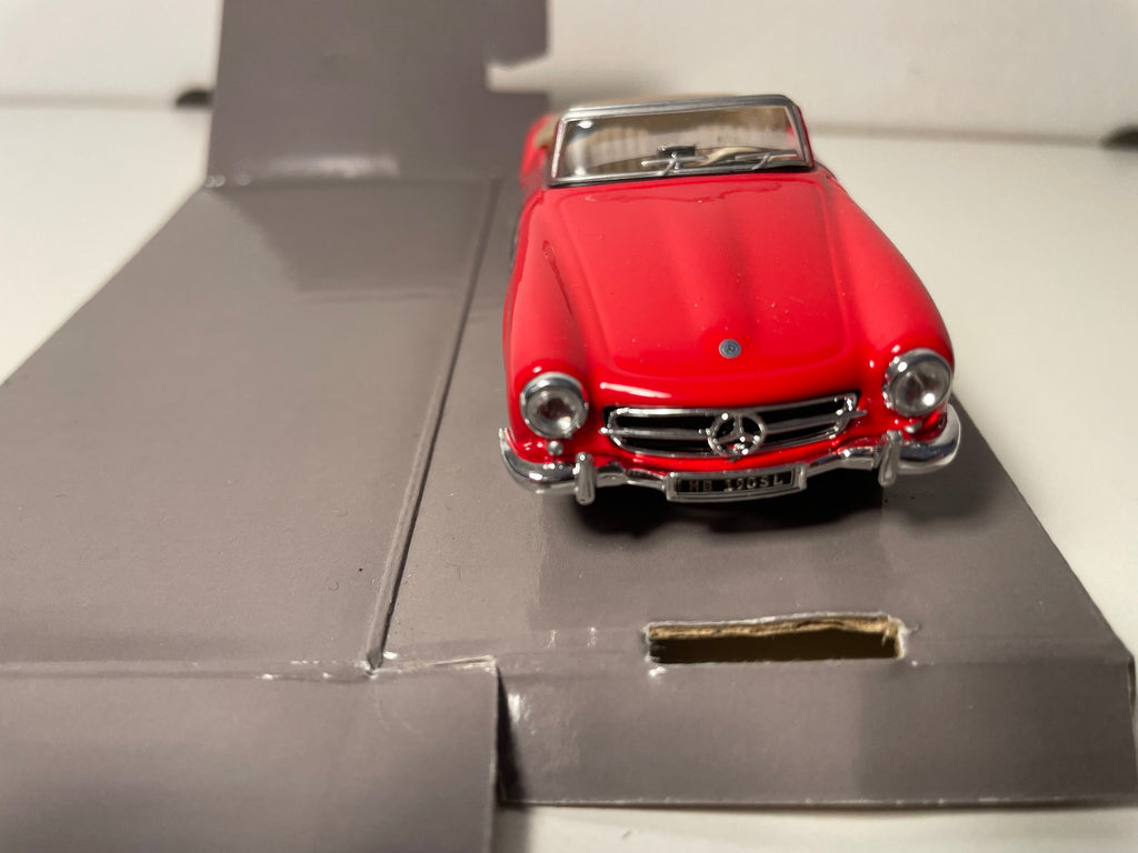 Mercedes-Benz 190SL Roadster czerwony - kolekcja Junior Driver Classics (opakowanie kartonowe)