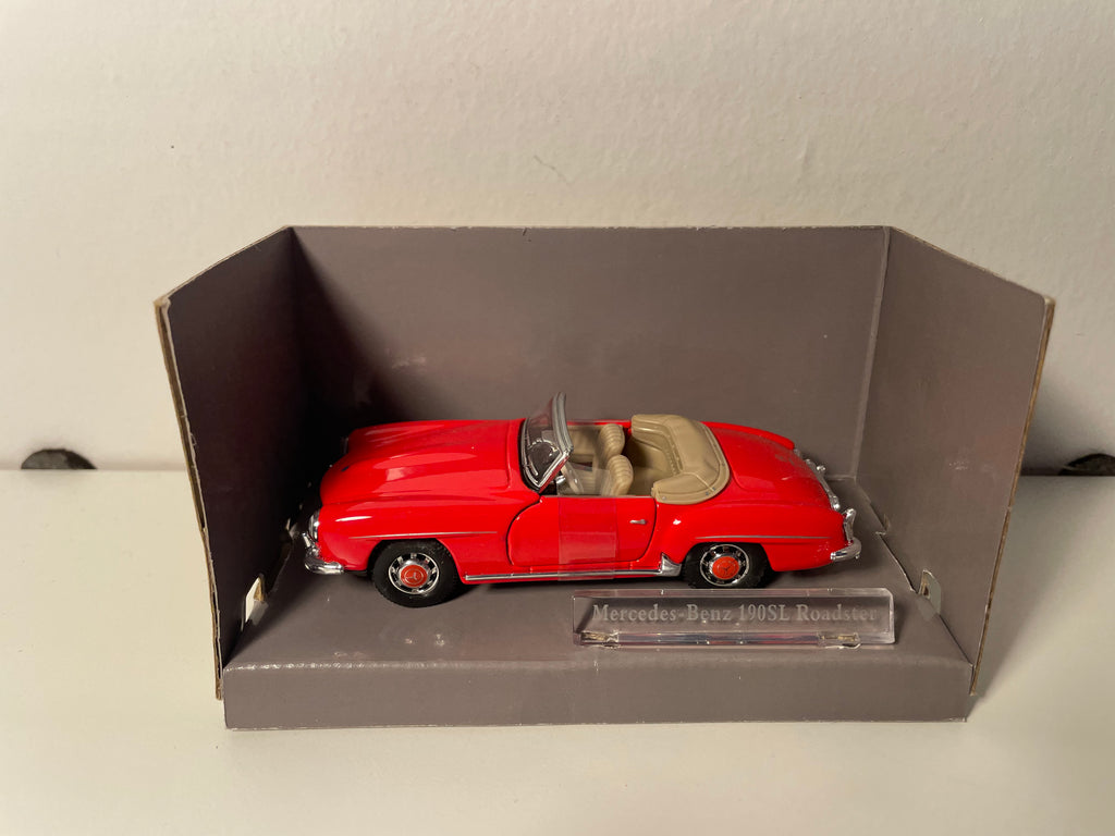 Mercedes-Benz 190SL Roadster czerwony - kolekcja Junior Driver Classics (opakowanie kartonowe)