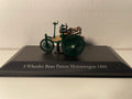 Patent na Mercedesa 3 Wheeler Benz Motorwagen z 1886 roku
