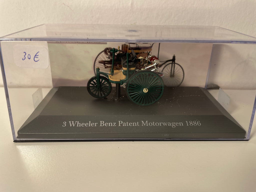 Patent na Mercedesa 3 Wheeler Benz Motorwagen z 1886 roku