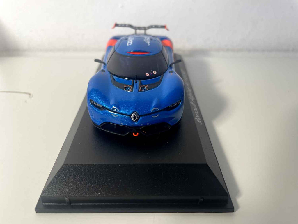 2012 blauw-oranje Renault Alpine A110-50 (Norev)