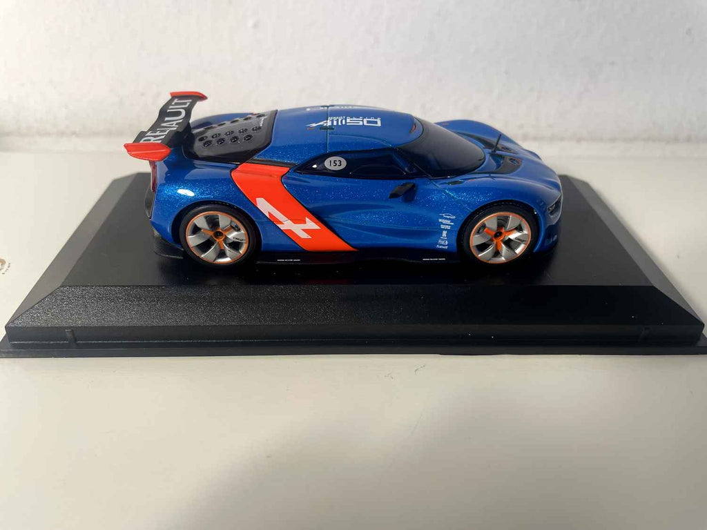 2012 blauw-oranje Renault Alpine A110-50 (Norev)