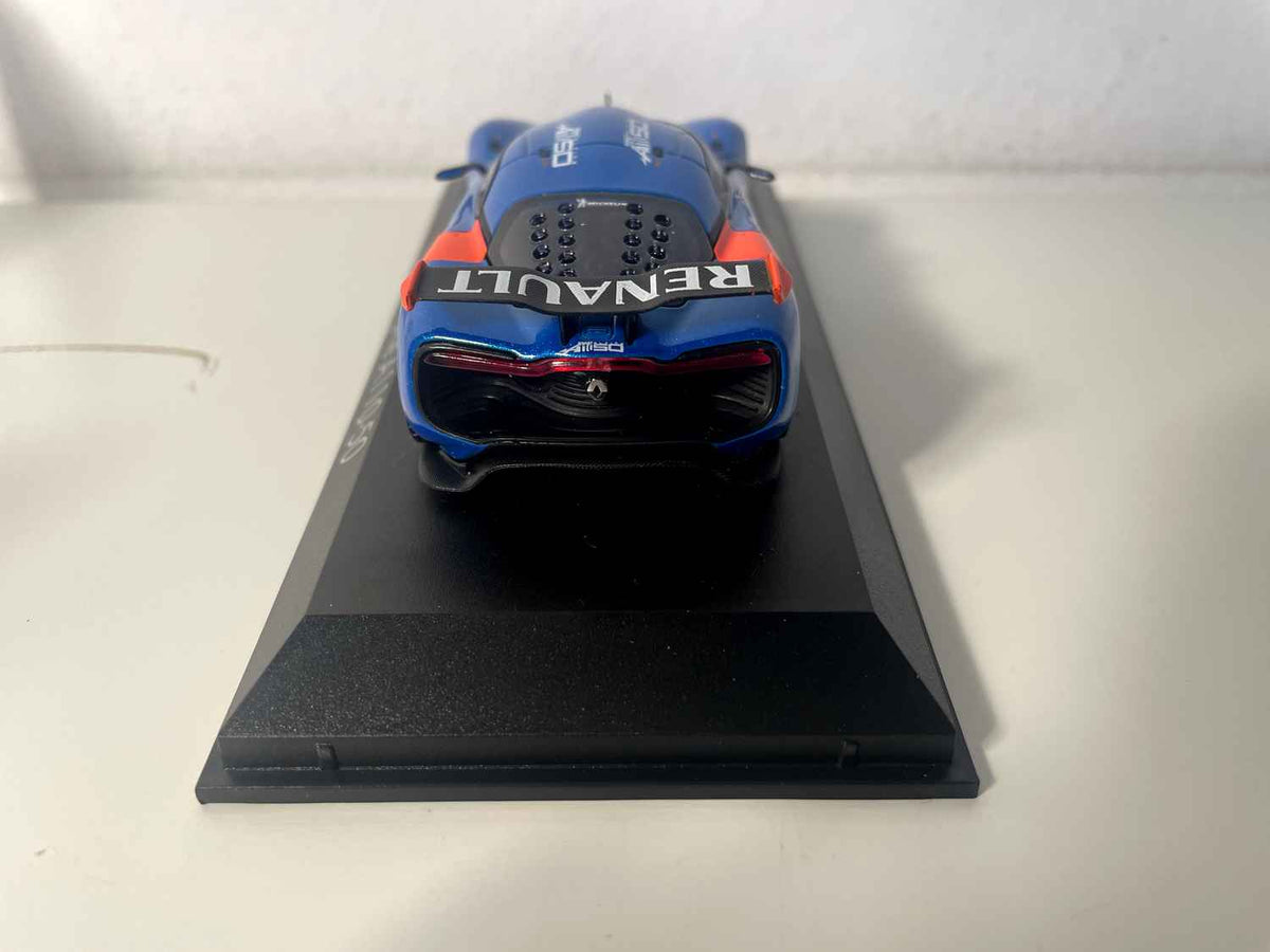 2012 blauw-oranje Renault Alpine A110-50 (Norev)