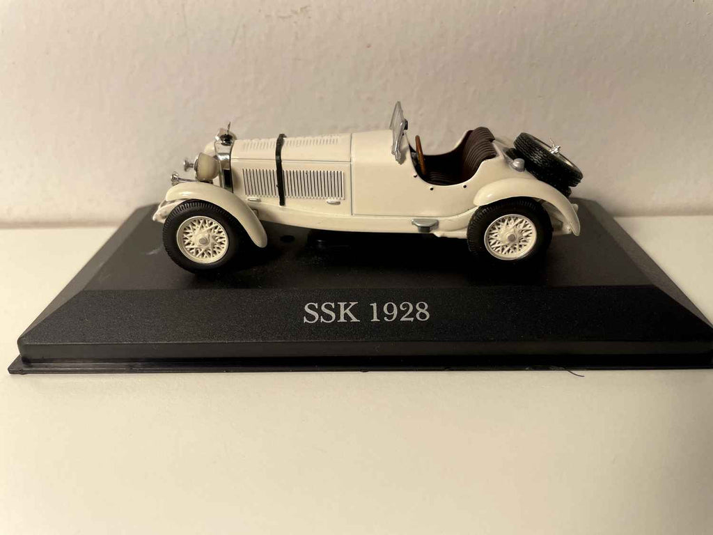 Witte Mercedes SSK uit 1928