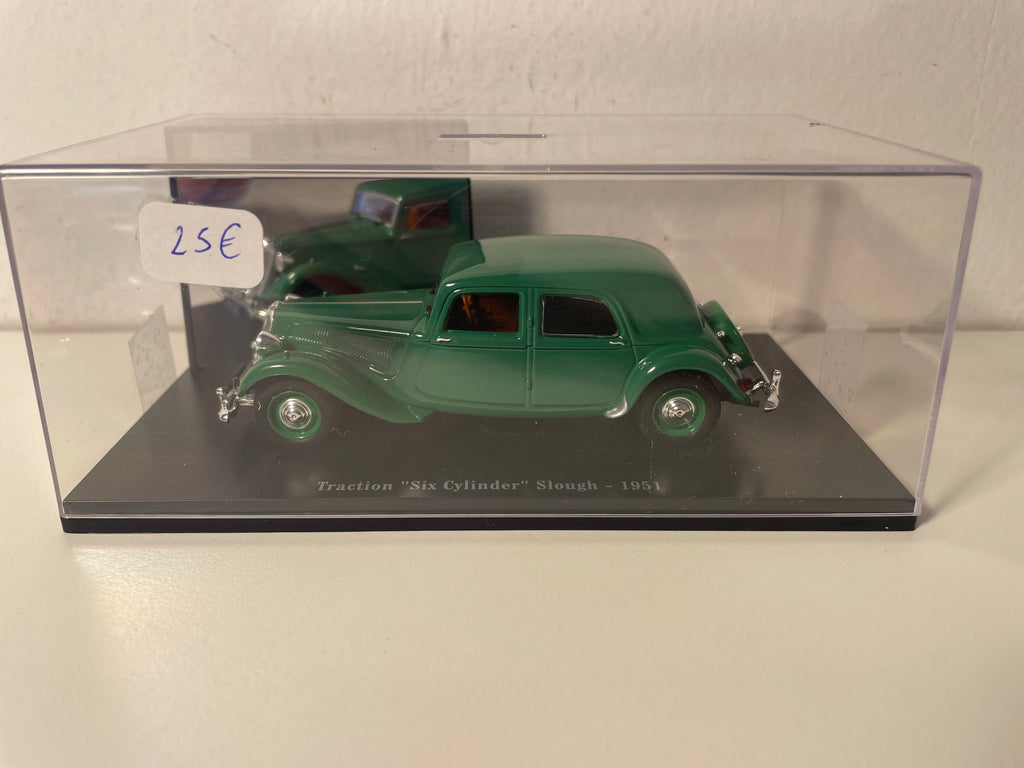 Citroën Traction "Six Cylinder" Slough zielona z 1951 roku (opakowanie plexi)