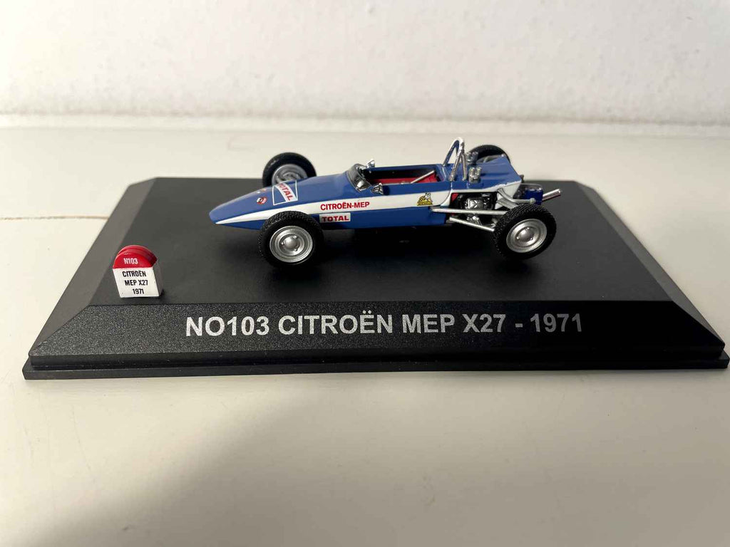 Citroën MEP X27 Azul e Branco de 1971 - Coleção NOSTALGIE Referência NO103