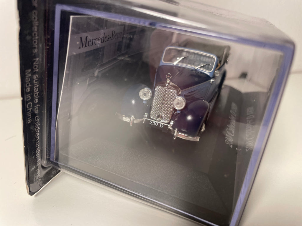 Mercedes 230 cabriolet D bleue de 1939