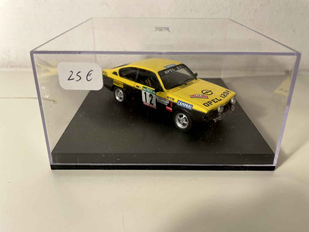 Opel Kadett GTE żółto-czarny numer 12 - rajd Portugalii 1976 - kolekcja TROFEU