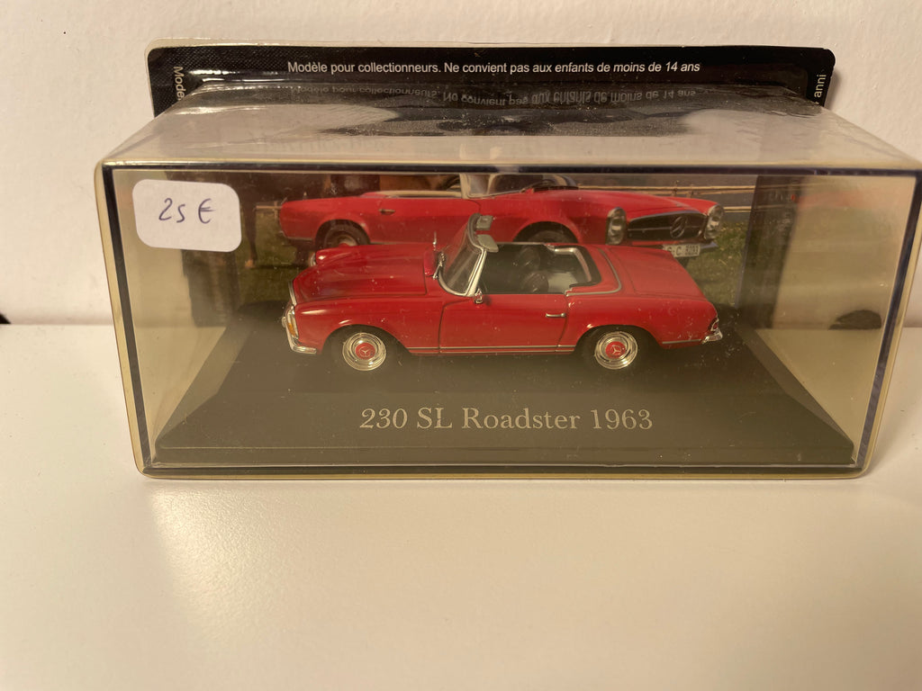Mercedes 230 SL Roadster rosso del 1963
