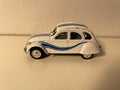 Citroën 2 CV 6 blanche et bleue FRANCE 3 (sous blister)