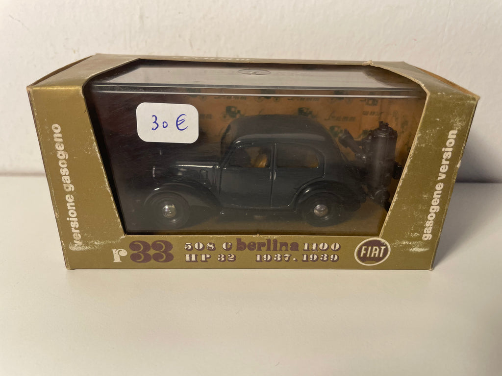Fiat 508 C Berlina 1100 HP 32grise foncée 1937-1939 - collection BRUMM série ORO R33