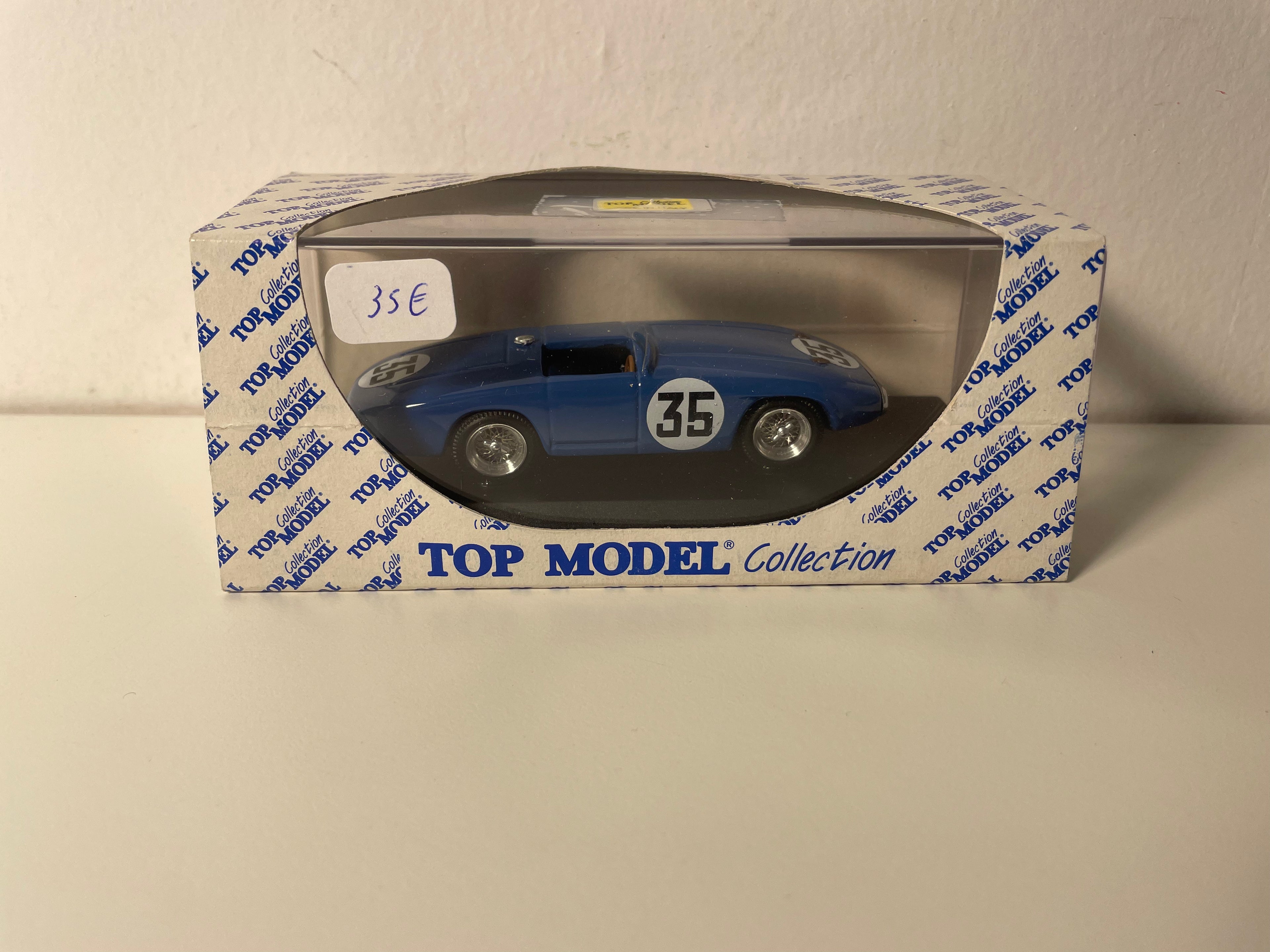 Gordini T24S niebieski numer 35 - 24 godziny Le Mans 1954 - Kolekcja TOP MODEL