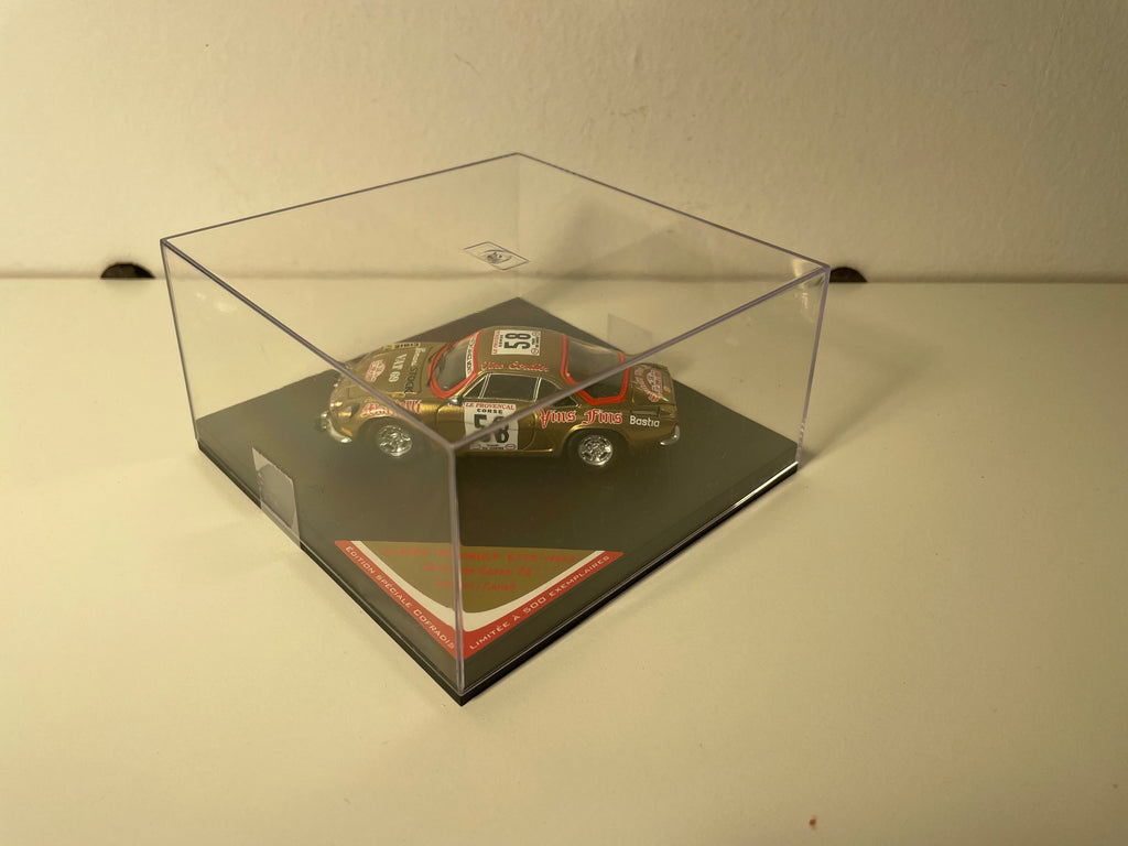 Renault Alpine A110 braun Nummer 58 - Tour de Corse 1976 - TROPHEU Referenz COF 15 (limitierte Auflage)