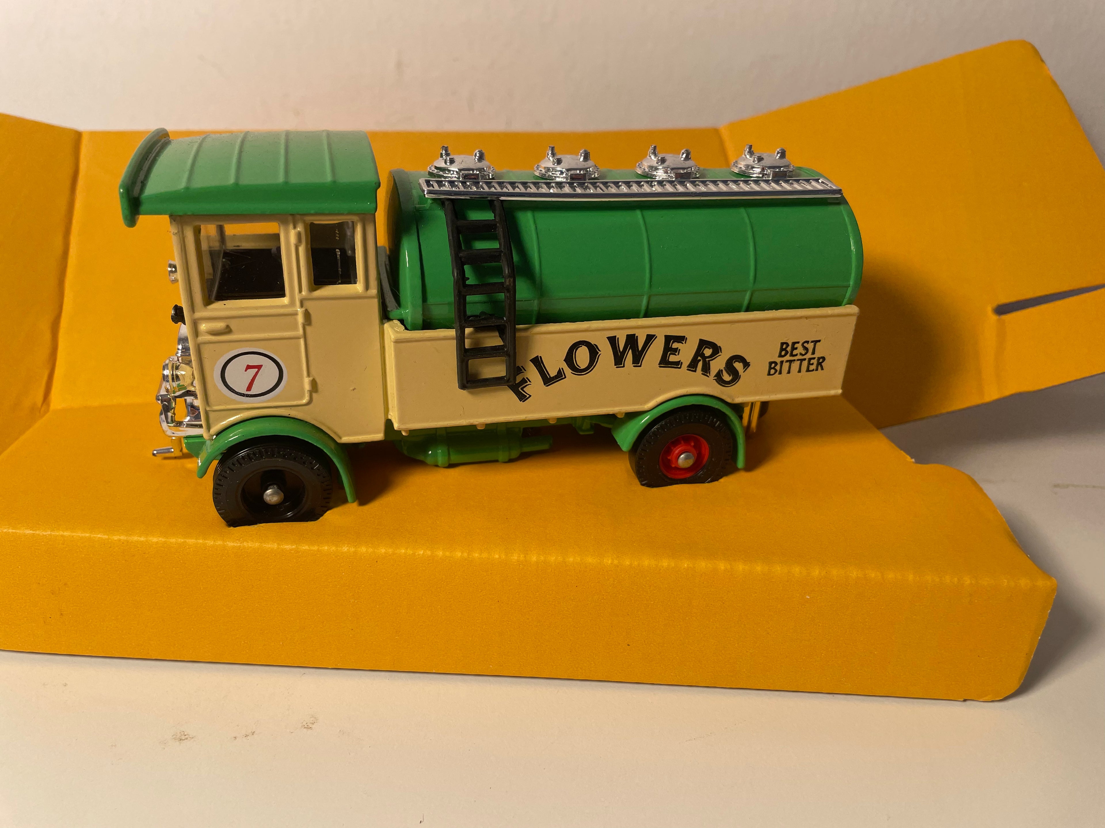 AEC 508 Forward Control 5ton Tanker Truck Green and Brown - CORGI