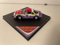 Renault Alpine A110 rout, wäiss an violet Nummer 55 - Rallye de Monte-Carlo 1973 - TROFEU Referenz COF 03 (limitéiert Editioun)