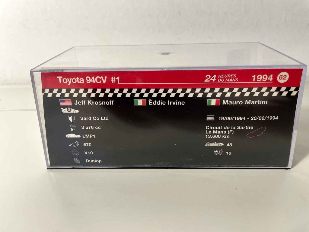 Toyota 94CV czerwono-biała numer 1 - 24 godziny Le Mans 1994