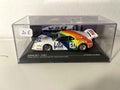 BMW M1 biała, zielona, żółta, pomarańczowa i czerwona numer 51 - 24 godziny Le Mans 1981