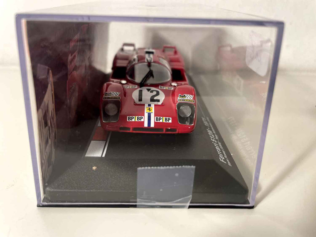 Ferrari 512M rojo número 12 - 24 horas de Le Mans de 1971